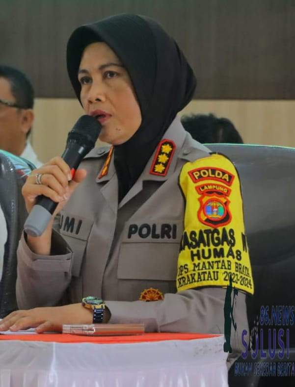 Polda Lampung  Selidiki Suara Letusan Pada Sabtu Dini Hari