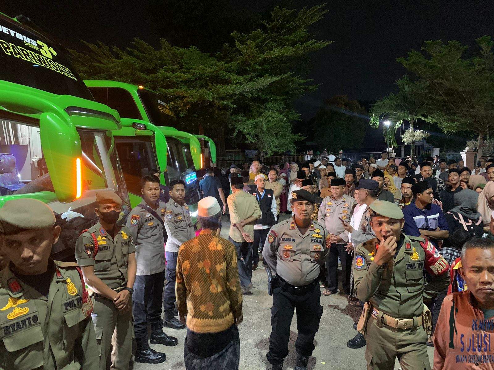 Kasat Binmas Akp Sarijo Mewakili Kapolres Mesuji Hadiri Pelepasan Jamaah Haji