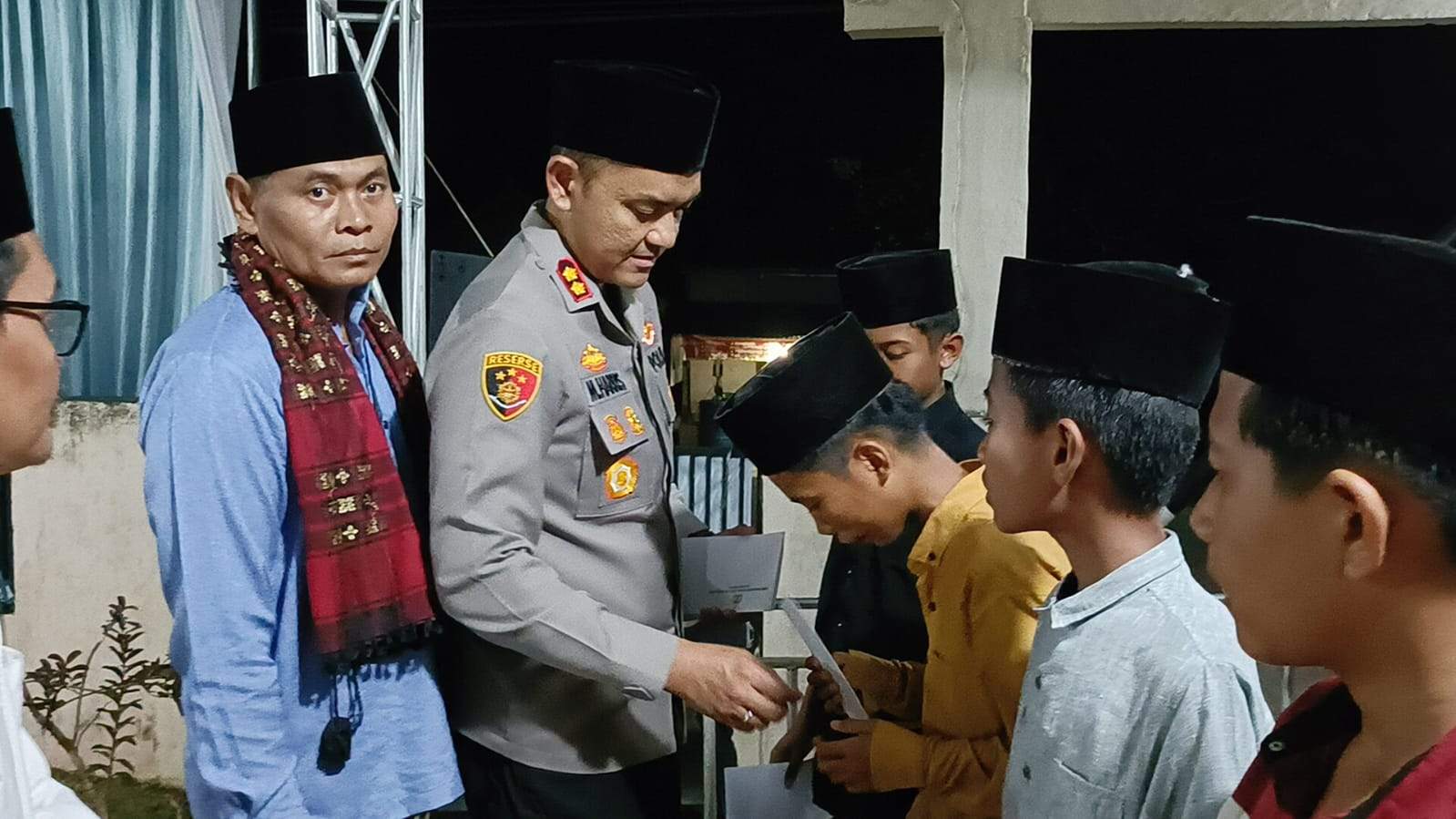 Kapolres Mesuji Melaksanakan Safari Ramadhan dan Kunker ke Mapolsek Way Serdang